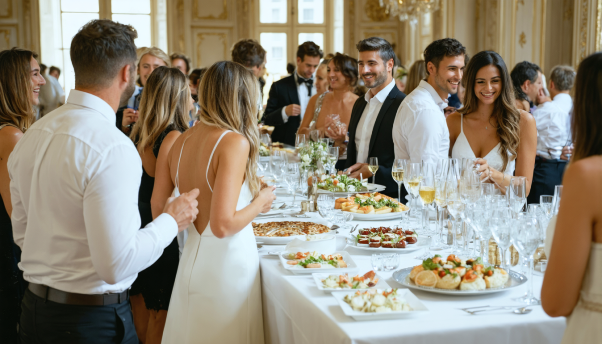 organisez votre mariage à paris en toute sérénité avec un traiteur personnalisé qui saura sublimer votre réception avec des mets délicieux et un service sur mesure.
