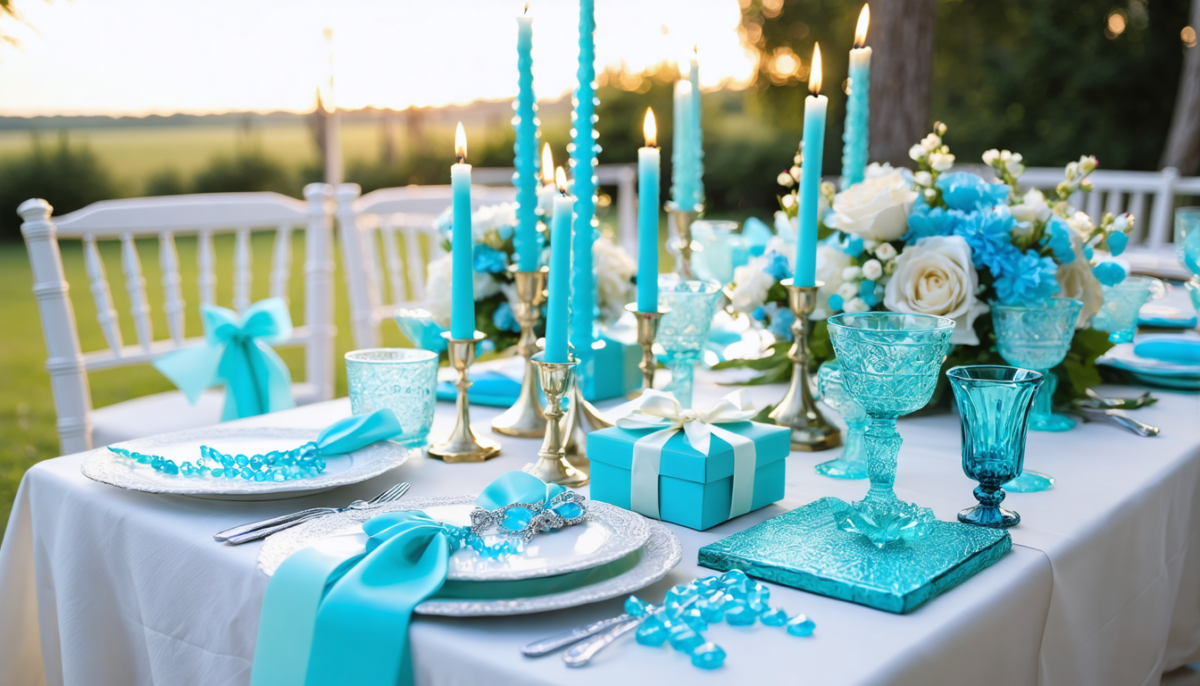 découvrez des idées originales et significatives pour célébrer vos noces de turquoise et rendre votre anniversaire de mariage inoubliable.