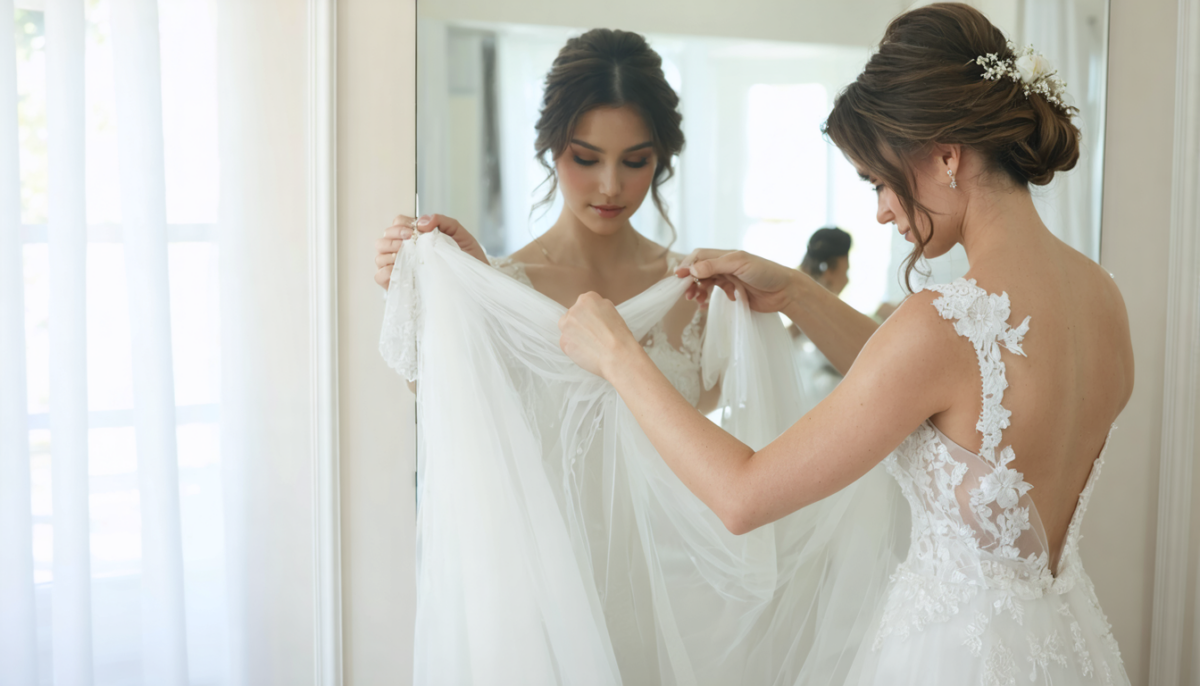 découvrez nos conseils pratiques pour démêler votre robe de mariée tout en préservant sa beauté et votre coiffure intacte le jour j.