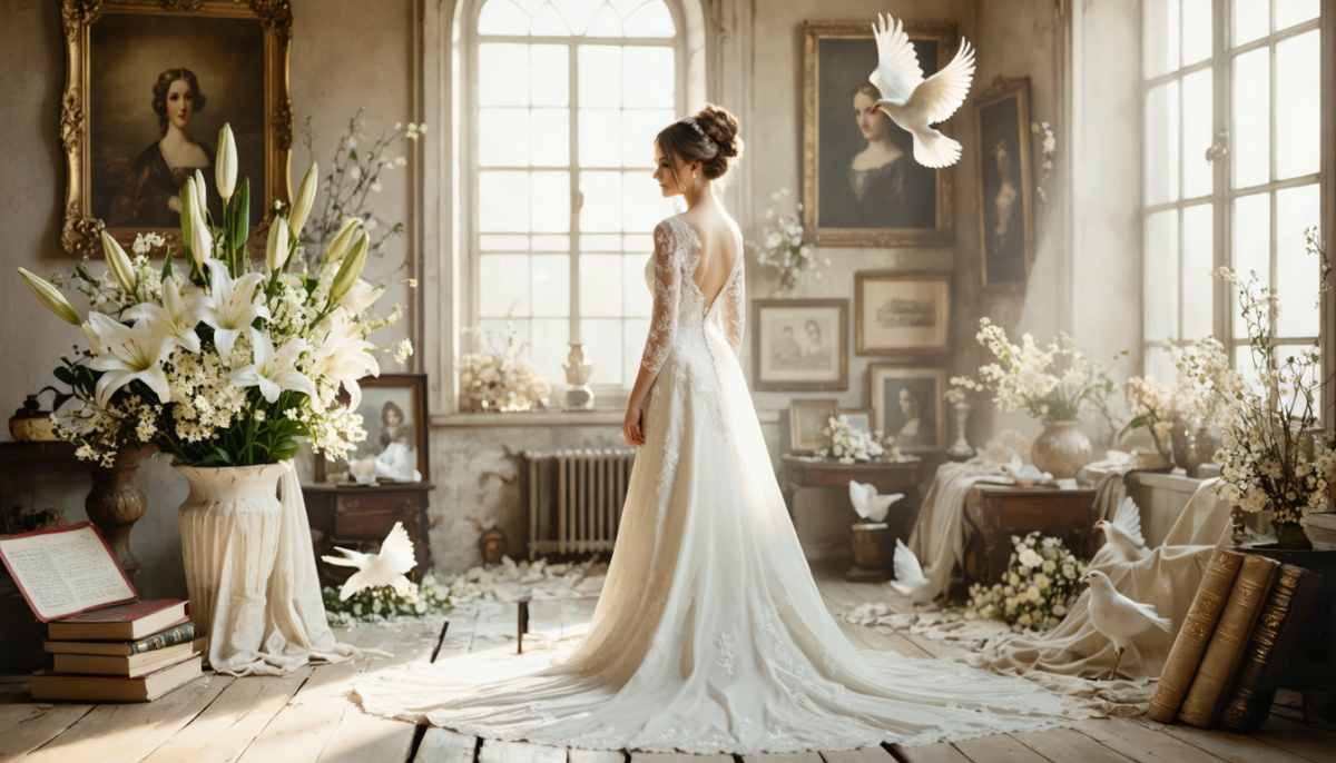 découvrez l'origine et la signification de la robe de mariée blanche, un symbole traditionnel chargé d'histoire et de culture.