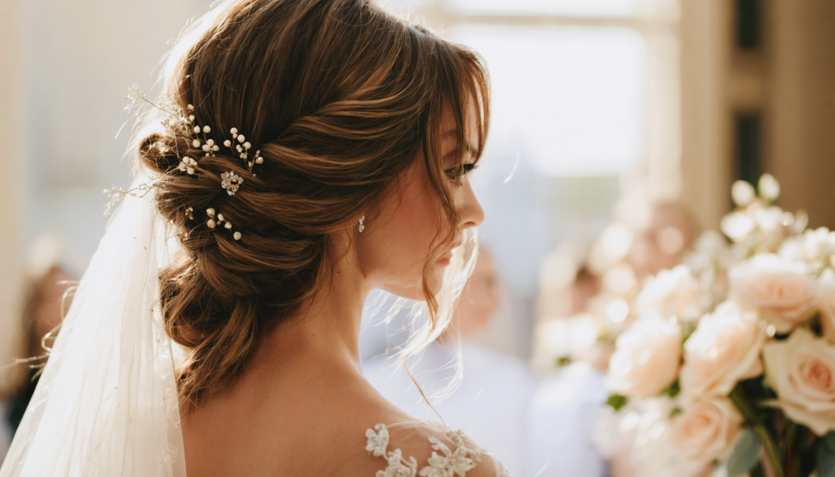 découvrez nos conseils et astuces pour sublimer vos cheveux mi-longs lâchés lors de votre mariage, en vous inspirant des coiffures élégantes et tendance des célébrités.