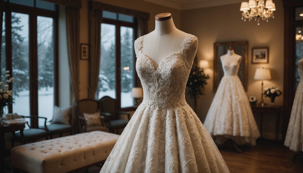 Robes de mariée hivernales : allier élégance et chaleur pour le grand jour