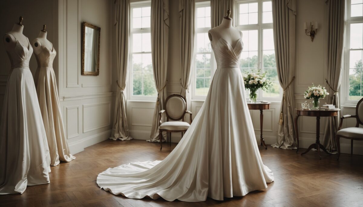 Robes de mariée en satin : l’alliance parfaite entre confort et raffinement