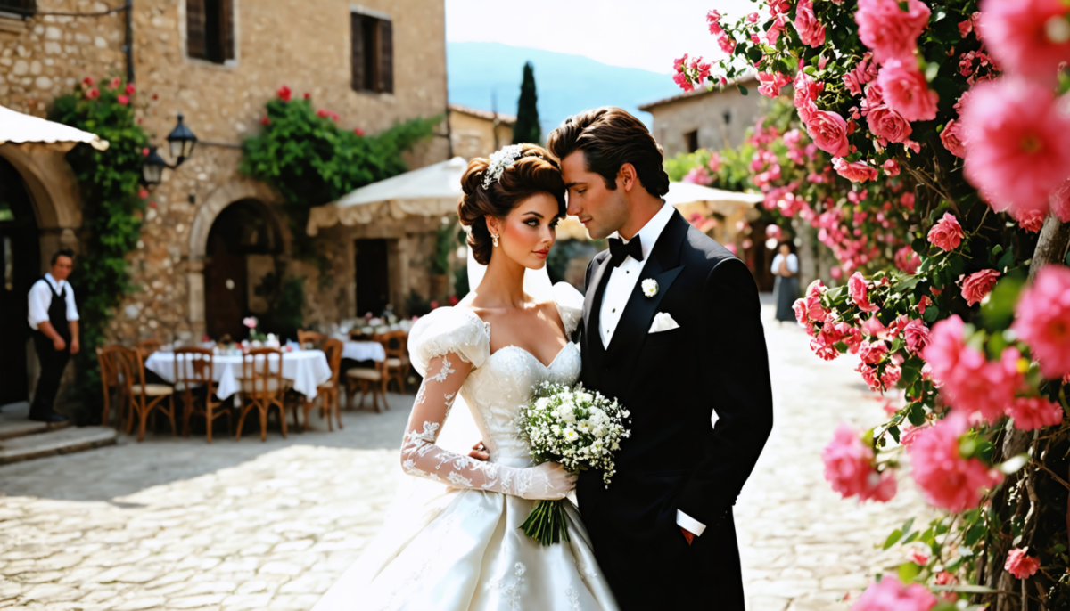 découvrez le charme intemporel du mariage à l’italienne, sublimé par la complicité légendaire de sophia loren et marcello mastroianni, symbole d'élégance et de passion.